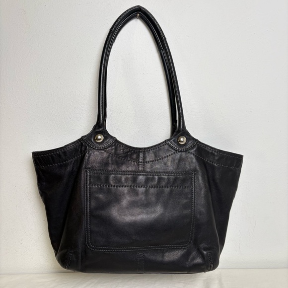COACH Bleeker F14383 Black Leather Tote Shoulder Bag Purse - Picture 15 of 16